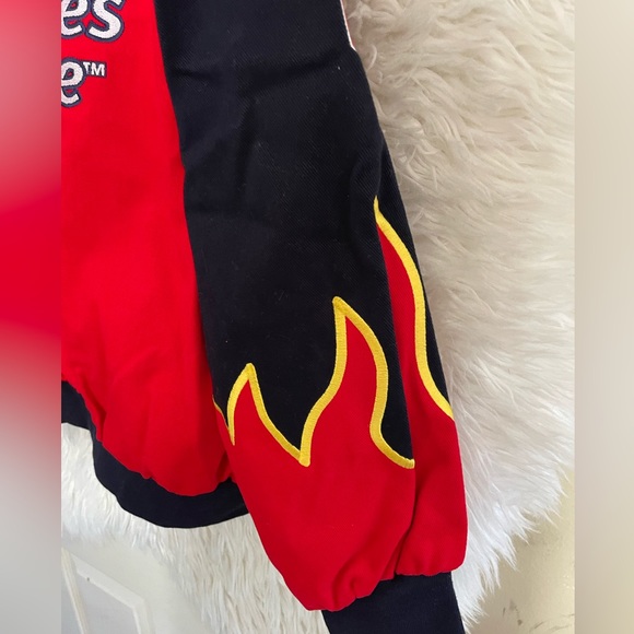 Nascar NWT Jeff Gordon Vintage DuPont Racing Flames Jacket by JH Designs-Size XL - Picture 6 of 14
